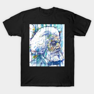 FREDERICK DOUGLASS watercolor and ink portrait T-Shirt